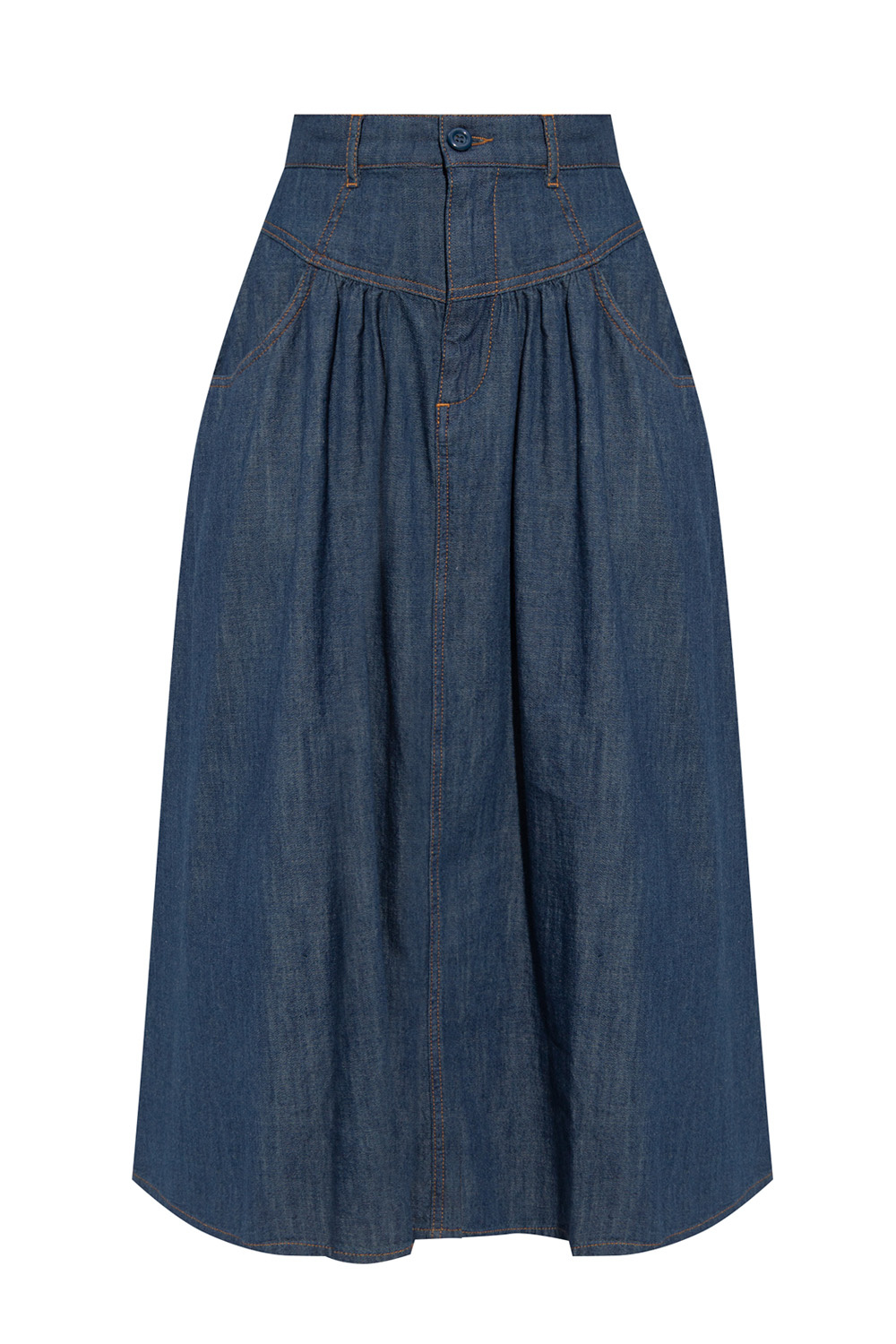 See by store chloe denim skirt